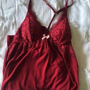 Victoria’s Secret red nighty